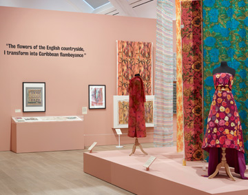 a colourful exhibition 